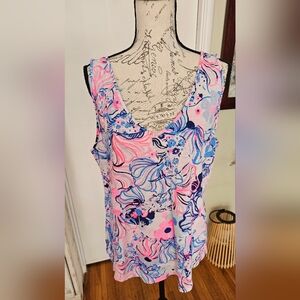 EUC Lilly Pulitzer Tank Top Top, Size XL
